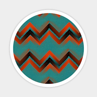 Retro Zigzag Magnet